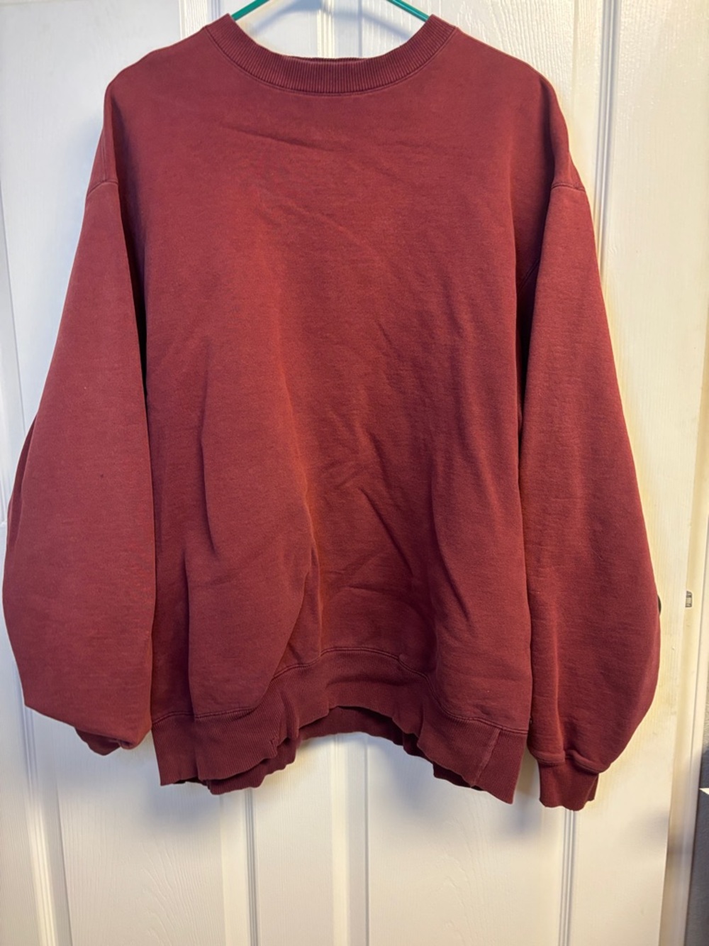 Vintage Champion Eco Authentic Maroon Crewneck Sweatshirt